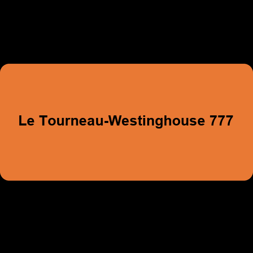 Le Tourneau-Westinghouse 777